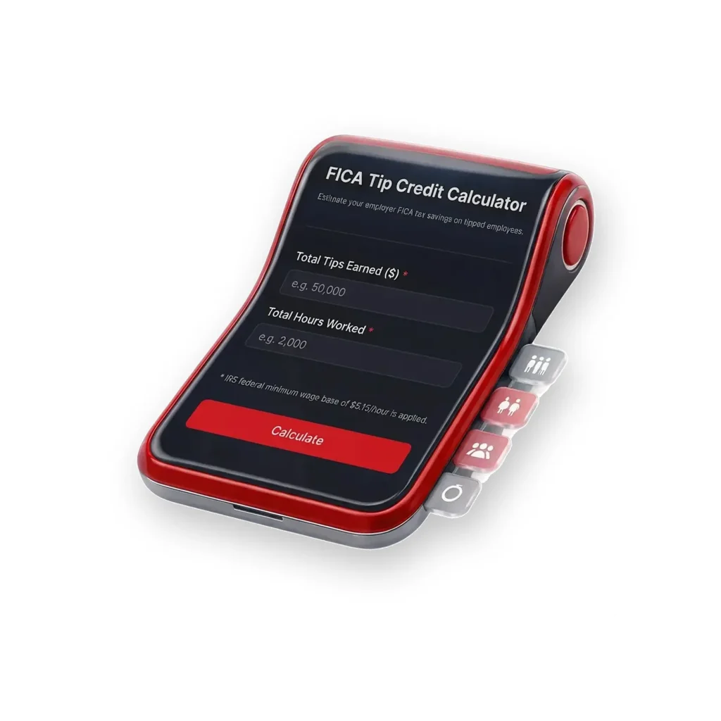 FICA Tip Credit Calculator